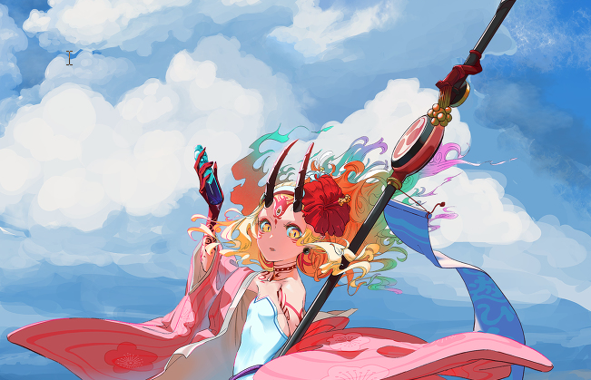 FGO枪茨木攻略-FGO枪茨木简要评价：一枚在等待枪阶冠位战中蹭牵绊的实用插件