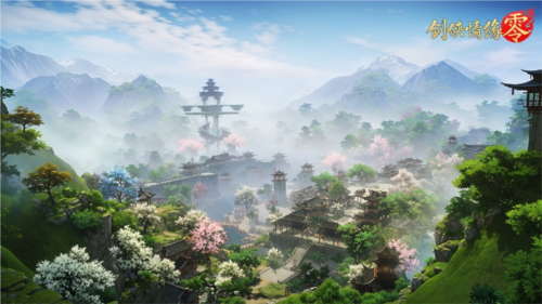 纯粹的武侠美学风格_由西山居倾情打造的《剑侠情缘·零》，描绘一幅充满情义的江湖盛景