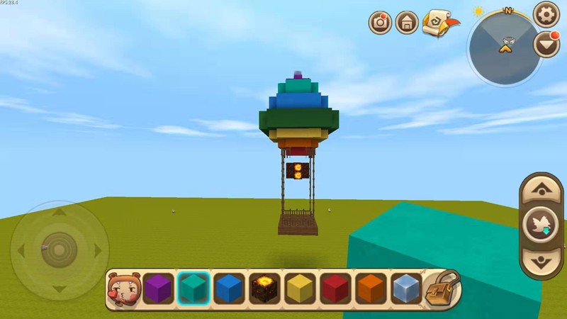 迷你世界的热气球建造指南：详细图解与技巧分享