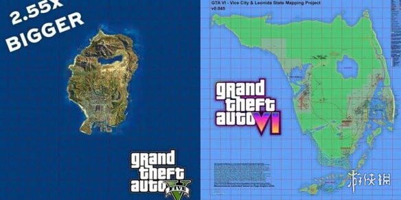 《GTA6》最新细节大规模曝光：游戏地图中意外出现“佛州飞地”！