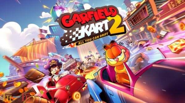 备受期待的卡丁车竞速续作《加菲猫卡丁车 2：无限漂移》将于9月10日正式推出

