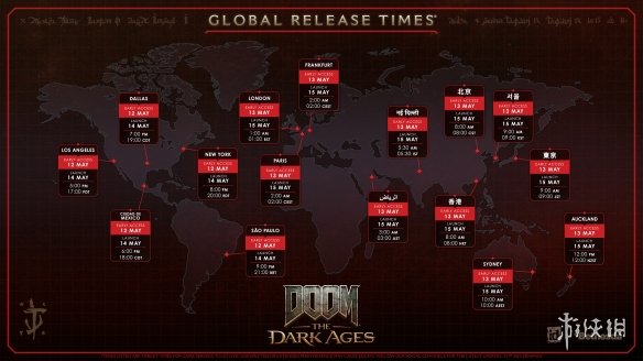 《毁灭战士：黑暗时代》的全球解锁时间正式公布！游戏将在下周全面开启