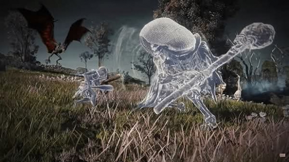 《艾尔登法环_黑夜君临》近日公布了全新角色：复仇者_死灵法师，令人期待的神秘角色正式亮相。 

