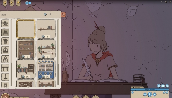 手绘风格的放置游戏《伊西娅：魔法研究》兼具游戏性与日记式记录