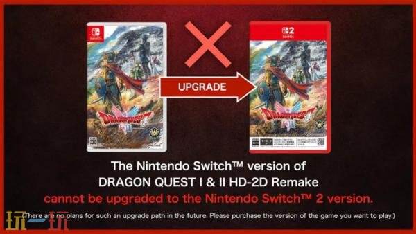 《勇者斗恶龙I & IIHD-2D重制版》目前不支持存档的升级或迁移功能。