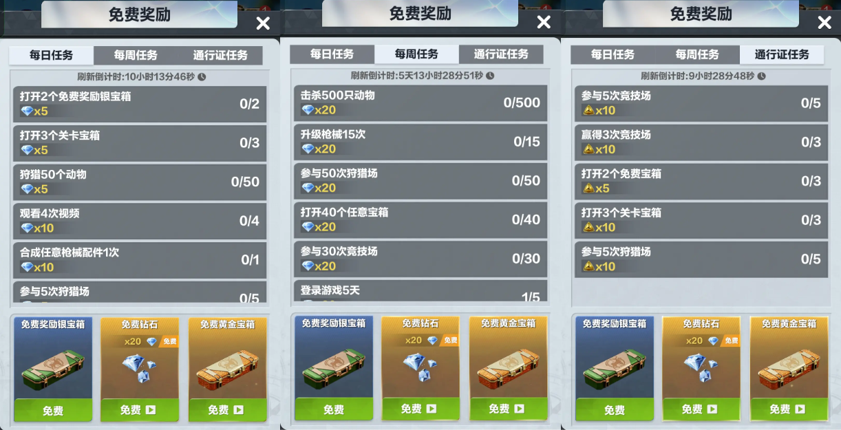 疯狂神射手的每日资源获取攻略