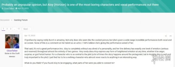 《地平线》中的主角埃洛伊塑造引发玩家吐槽：个性显得过于平淡无奇！