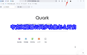 夸克浏览器如何启用云端同步功能-夸克浏览器设置云同步的详细流程