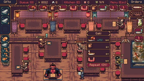 一款融合日式审美的《托盘之道》_玩家扮演神灵界中的服务人员进行探索