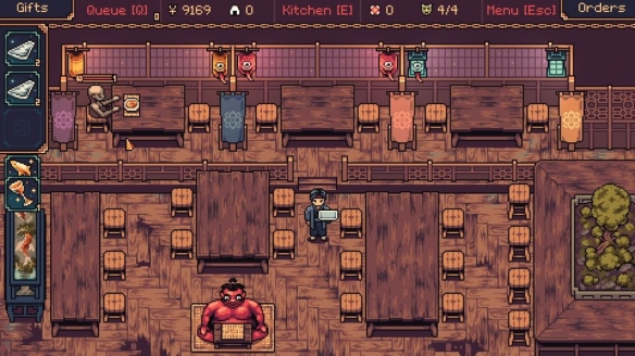 一款融合日式审美的《托盘之道》_玩家扮演神灵界中的服务人员进行探索