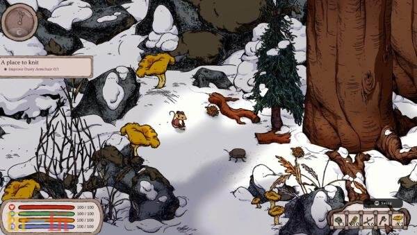 预计在今年寒冬季节推出的温馨森林生存游戏《Winter Burrow》即将与玩家见面。