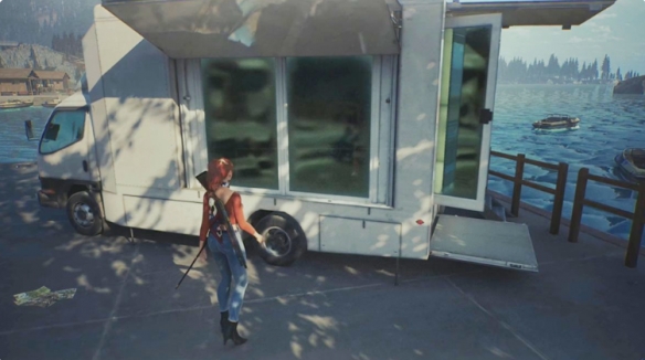 《昭和米国物语》新一轮截图公开，引发网友关注，特别是一眼识别出“魔镜号”厢型车的热议。