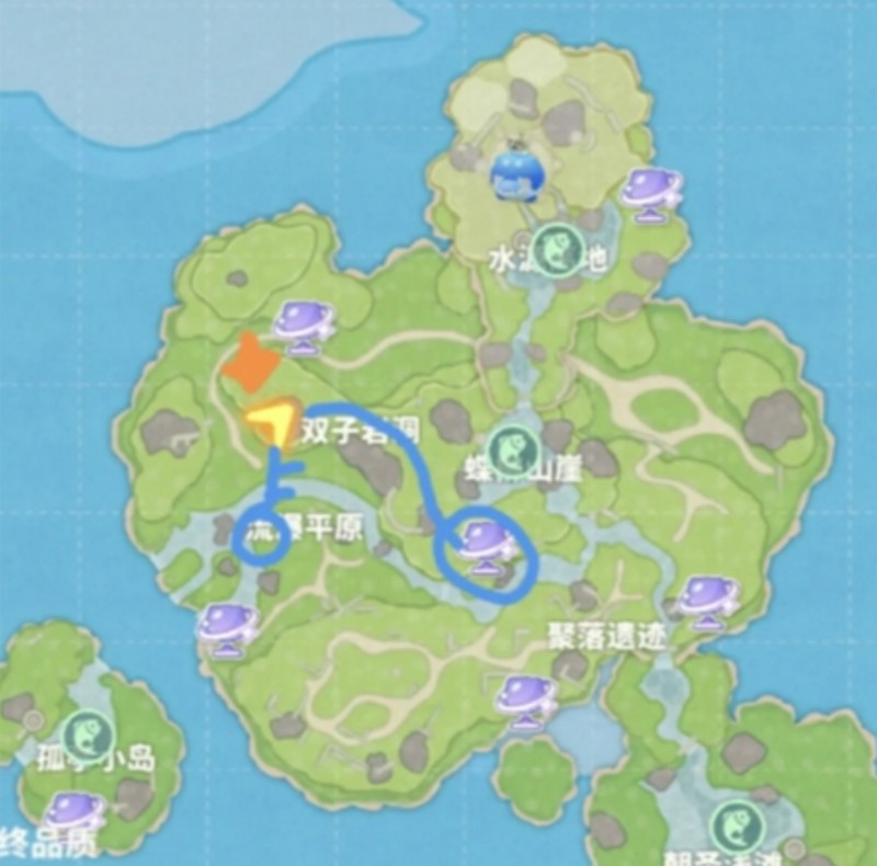 关于米姆米姆哈溪柳小岛宝箱的详细位置指南