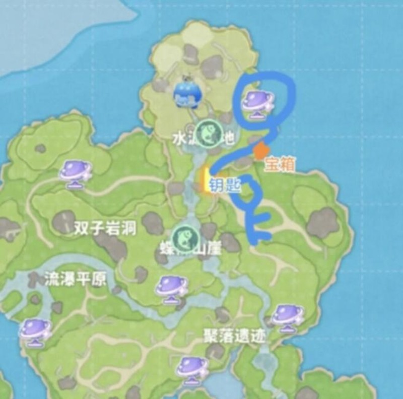 关于米姆米姆哈溪柳小岛宝箱的详细位置指南
