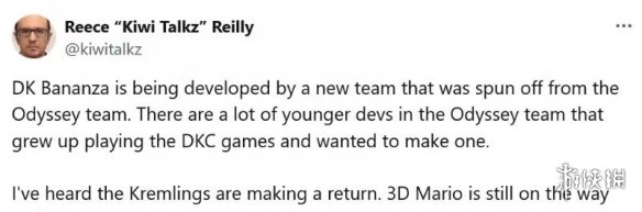 据传,任天堂正致力于开发《超级马里奥:奥德赛》的续作,预计将在明年正式公布。 据传,任天堂正致力于开发《超级马里奥:奥德赛》的续作,预计将在明年正式公布。