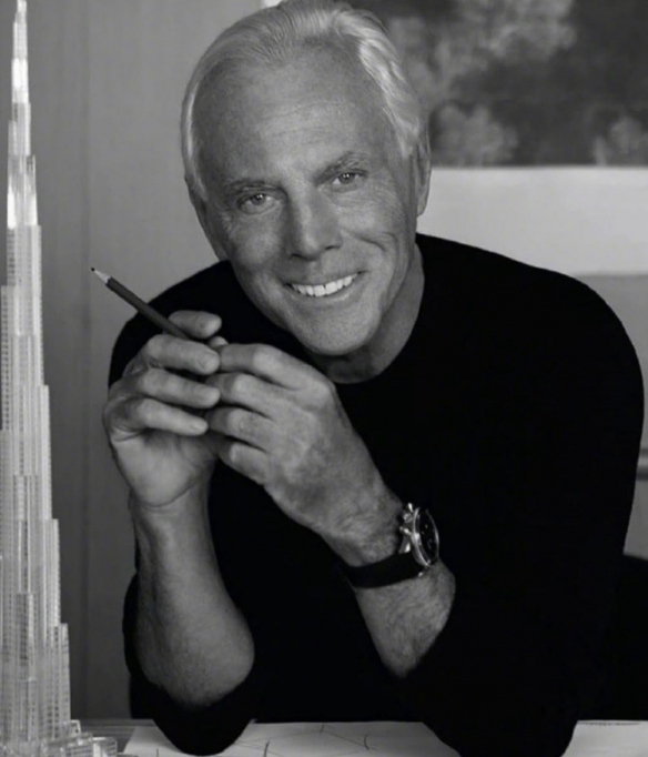 意大利著名时尚设计大师乔治·阿玛尼离开人世，享年91岁  
