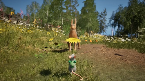 勇敢的小老鼠将带领玩家进入一个充满奇幻色彩的开放式世界，《治愈旅程》预计在明年正式亮相。 

