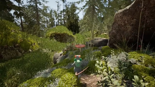 勇敢的小老鼠将带领玩家进入一个充满奇幻色彩的开放式世界，《治愈旅程》预计在明年正式亮相。 

