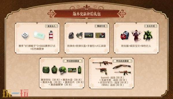 CF穿越火线黄金系列再度亮相!版本升级礼包限时赠送!
CF穿越火线黄金系列再度亮相!版本升级礼包限时赠送!