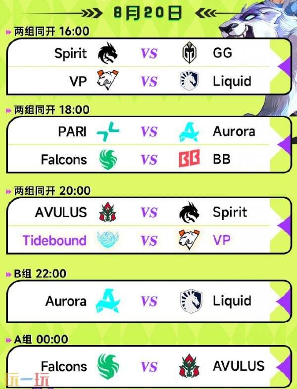 今日线上开启的DOTA2裂变宇宙S6赛事，Tidebound小组赛程全面介绍！