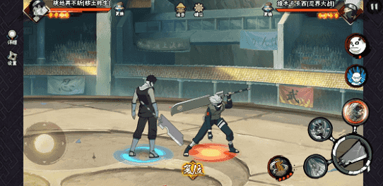 【新忍指南】在浓雾中难以捕捉对手行迹，尽情领略桃地再不斩“秽土转生”刀法的精妙！