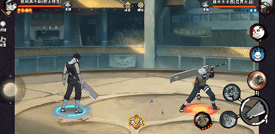 【新忍指南】在浓雾中难以捕捉对手行迹，尽情领略桃地再不斩“秽土转生”刀法的精妙！