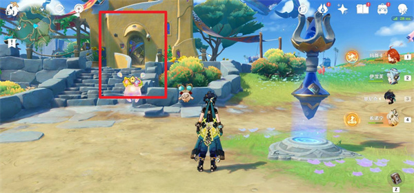 关于《原神》5.8版本“悠悠度假村”区域中彩蛋“闪闪礼蛋”的详细获取指南