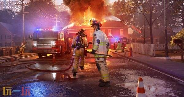多人协作体验的模拟游戏《消防模拟：火苗燃动》现已正式上线发售