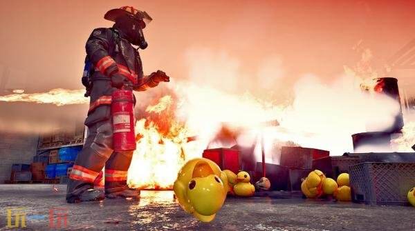 多人协作体验的模拟游戏《消防模拟：火苗燃动》现已正式上线发售