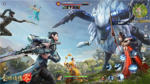 洒脱江湖漫游《剑侠情缘零》帮会好友齐聚一堂