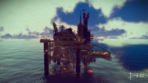 《无人深空》玩家完美还原！海上钻井平台基地震撼亮相