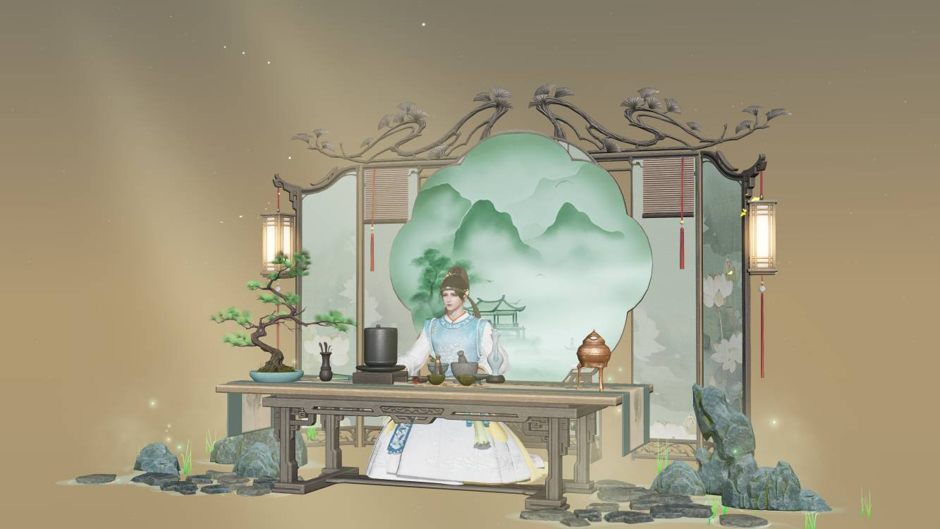 天刀手游的全新国风系列外观正式上线啦！少侠，何不一起来品茗赏景？ 

