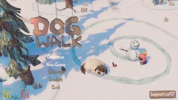 一款简洁悠闲的互动游戏《DOGWALK》现已免费上线