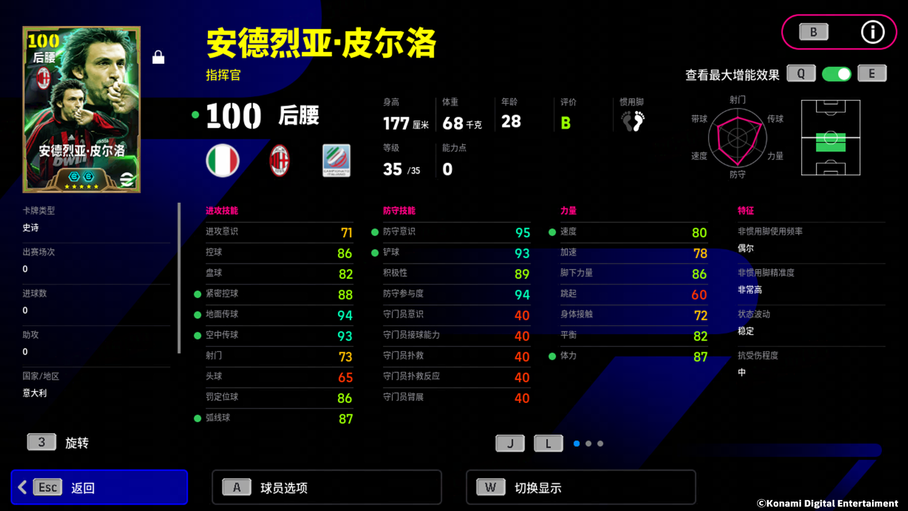 在绿茵赛场上，他宛如飞翔的荷兰骑士，操控着比赛节奏的红黑大师！
