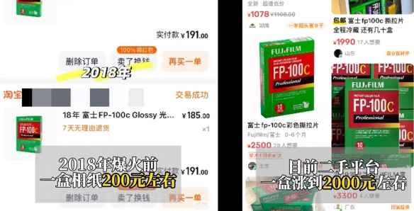 明星带动“过期胶片”走红，年轻人花400元入手到底划算吗？