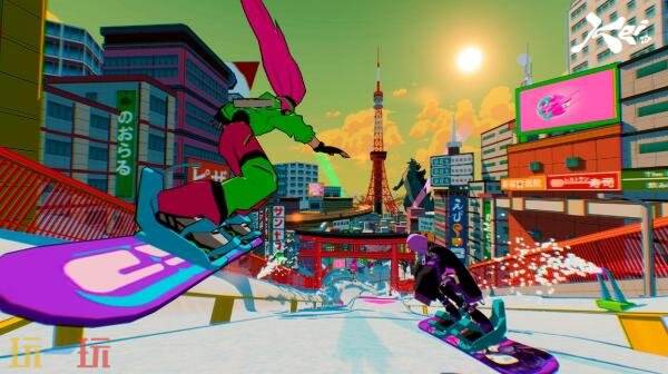 最新公布的街机单板滑雪游戏《HYPERYuki: Snowboard Syndicate》正式亮相