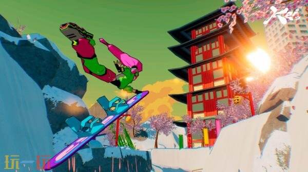 最新公布的街机单板滑雪游戏《HYPERYuki: Snowboard Syndicate》正式亮相