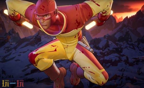 即将推出的3V3格斗游戏《Invincible VS》计划加入全新角色Rex Splode 

