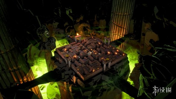 目标是打造最强的迷宫，用以捕获女骑士！《Minos》是一款集地牢建设与运营于一体的游戏