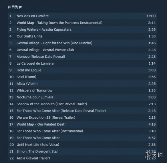 即使没有游戏，也可以免费获取！《光与影》经典数字专辑现已上线，无需购买即可领取！