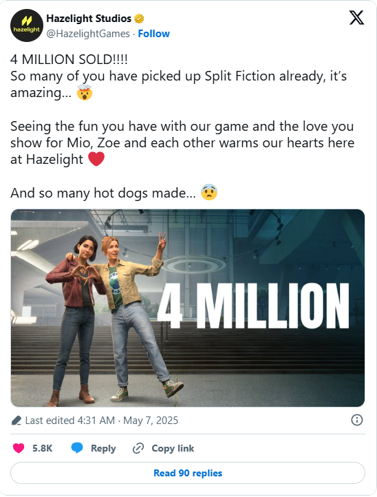 《双影奇境》的成功实现令人振奋!开发团队坚决拒绝转型为服务导向的游戏产品 《双影奇境》的成功实现令人振奋!开发团队坚决拒绝转型为服务导向的游戏产品