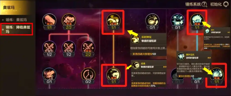 关于DNF手游中“奥兹玛降临”模式的天赋加点详细指南