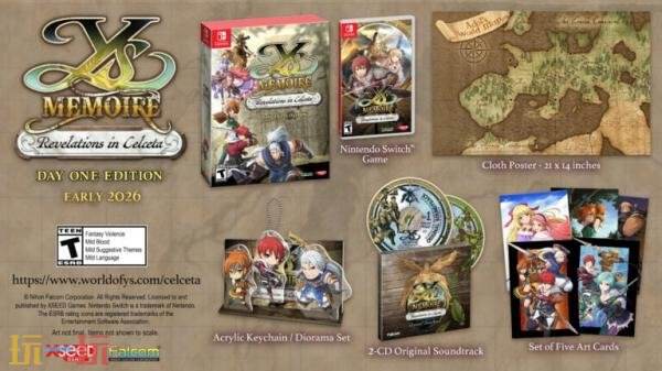 预计将在2026年推出Switch平台的《伊苏：塞尔塞塔的树海》特别版。 

