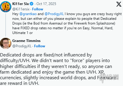 《无主之地4》创意总监确认:装备掉落率不受游戏难度影响 《无主之地4》创意总监确认:装备掉落率不受游戏难度影响