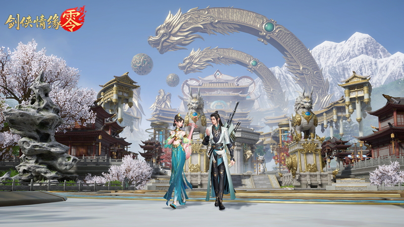 潇洒江湖漫游！《剑侠情缘·零》帮会成员好友齐聚一堂