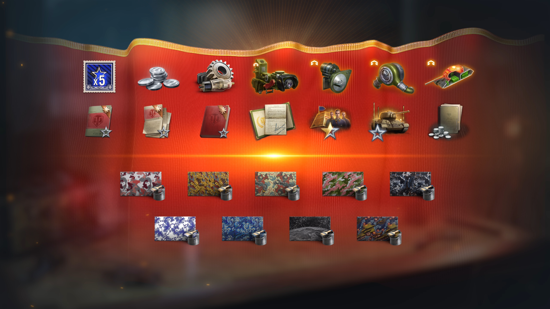 《坦克世界》为庆祝春日到来，推出暖春补给礼包，玩家可使用金币进行购买，首次引入新车亮相！