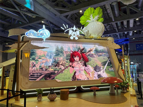 《蓝色星原：旅谣》在BW展台盛大开启线下试玩，现场玩家的热情高涨引人注目