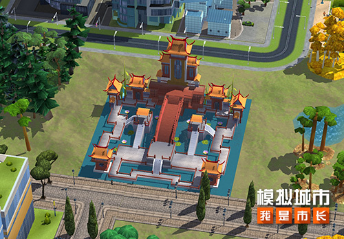 《模拟城市：我是市长》发布了以“缘定三生”为主题的特色建筑，为城市增添了浓厚的国风元素
