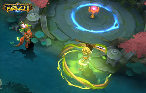 《英魂之刃口袋版》新晋英雄木元素,展现了多样化的绝技,包括传送、偷塔与自我回血! 《英魂之刃口袋版》新晋英雄木元素,展现了多样化的绝技,包括传送、偷塔与自我回血!