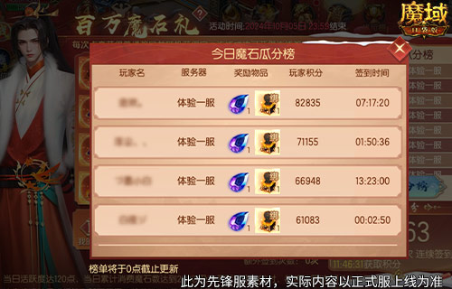 魔力日赚一万!快来魔域口袋版签到赢取海量魔石! 魔力日赚一万!快来魔域口袋版签到赢取海量魔石!